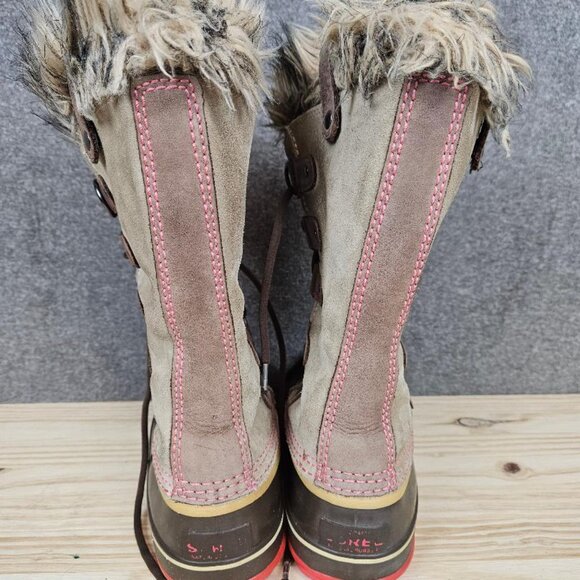 Sorel Womens Black Tan Joan Of Arctic NL1540-254 Waterproof Winter Boot US 7 - Picture 7 of 14